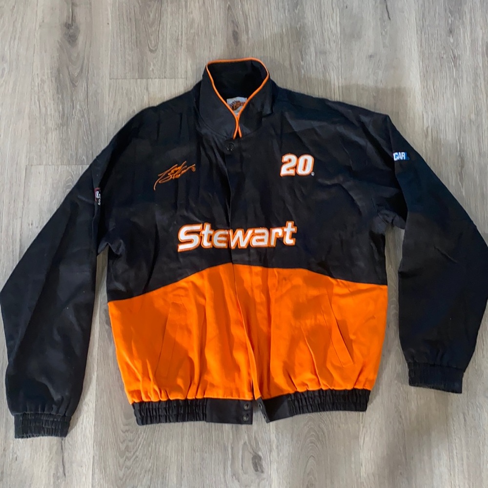Tony Stewart NASCAR lined zip up jacket